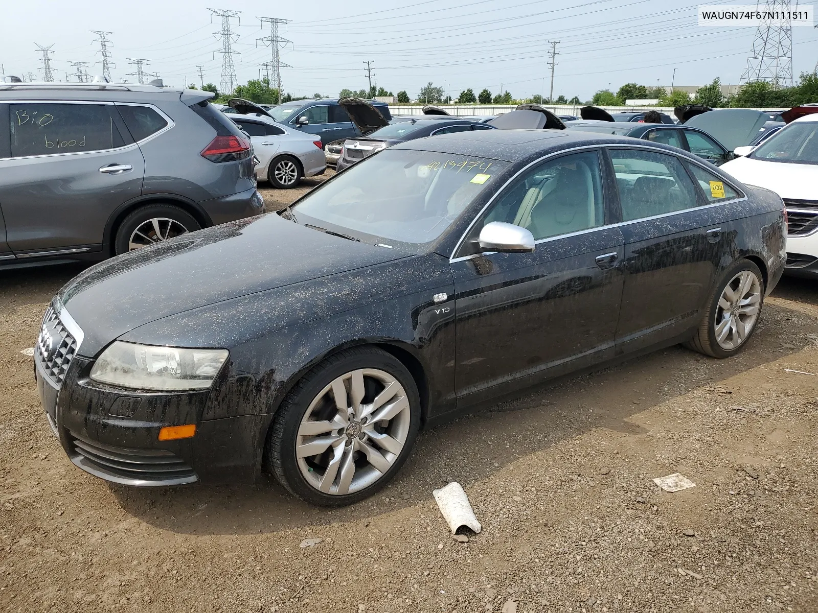 2007 Audi S6 Quattro VIN: WAUGN74F67N111511 Lot: 64213974