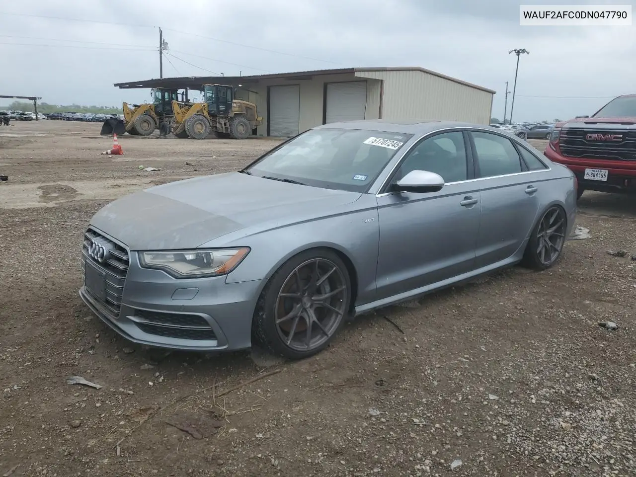 2013 Audi S6 VIN: WAUF2AFC0DN047790 Lot: 51707245