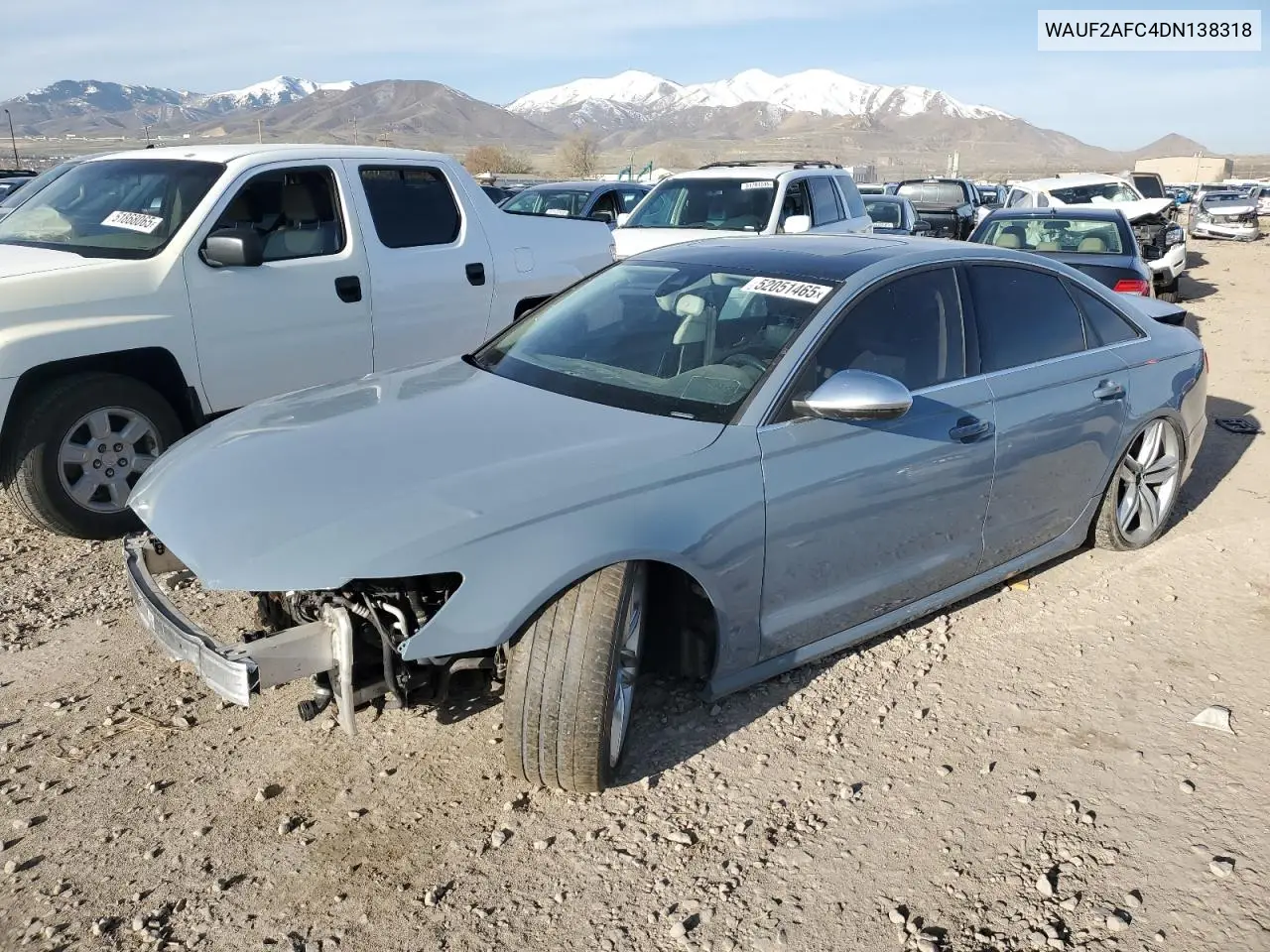 2013 Audi S6 VIN: WAUF2AFC4DN138318 Lot: 52051465