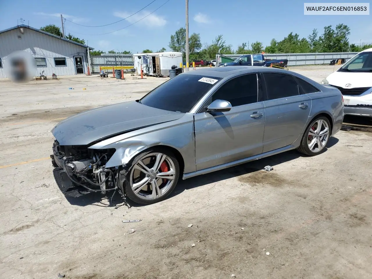 2014 Audi S6 VIN: WAUF2AFC6EN016853 Lot: 57240845