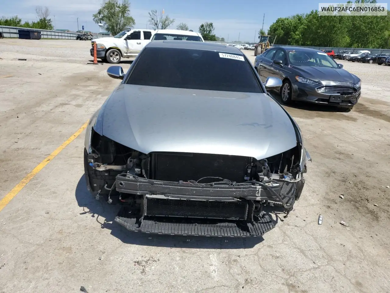 2014 Audi S6 VIN: WAUF2AFC6EN016853 Lot: 57240845