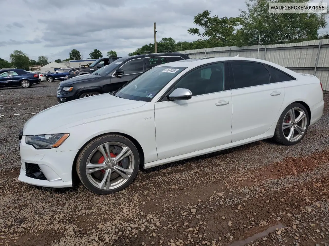 2014 Audi S6 VIN: WAUF2BFCXEN091965 Lot: 57664355