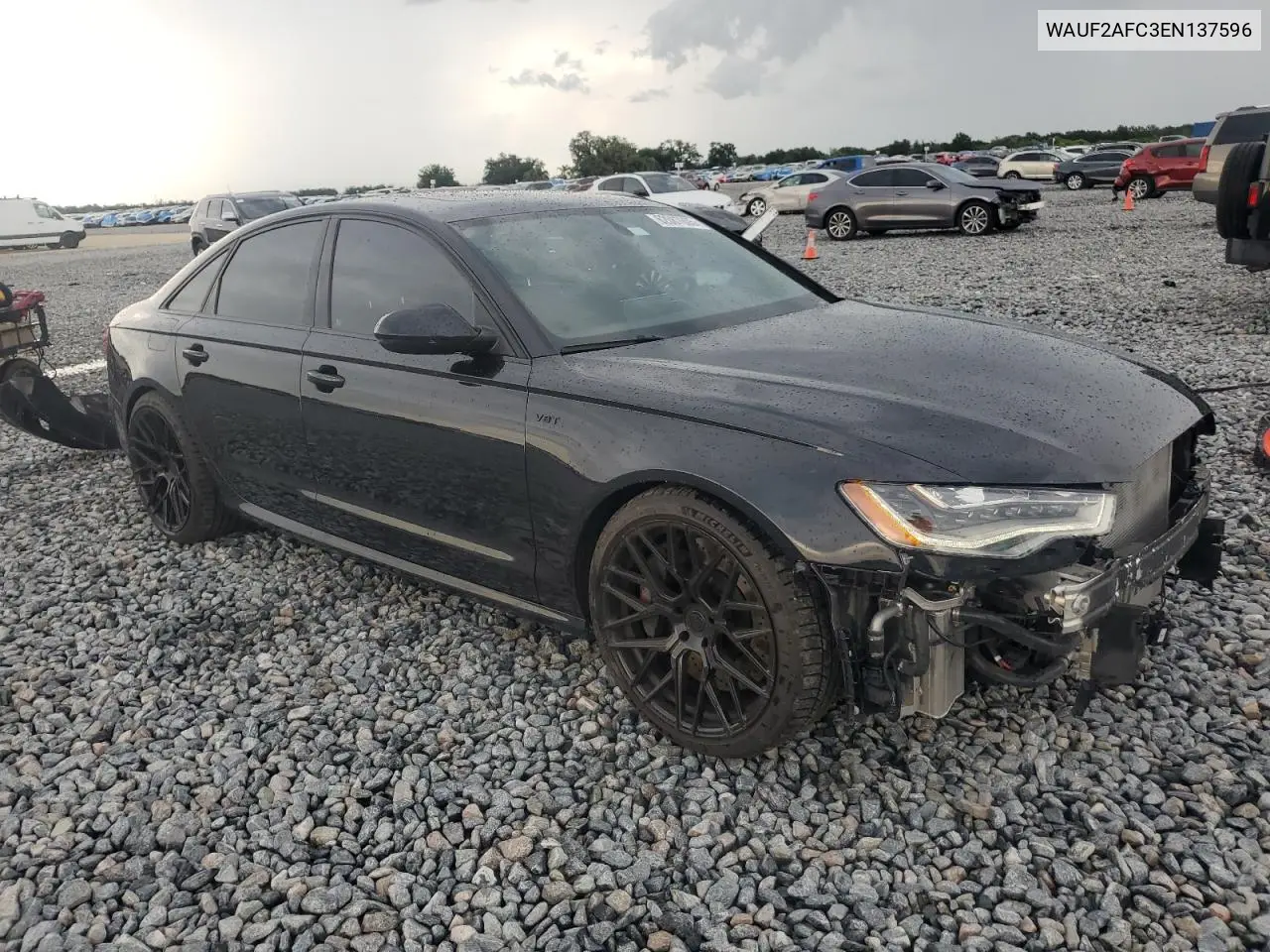 2014 Audi S6 VIN: WAUF2AFC3EN137596 Lot: 62087605