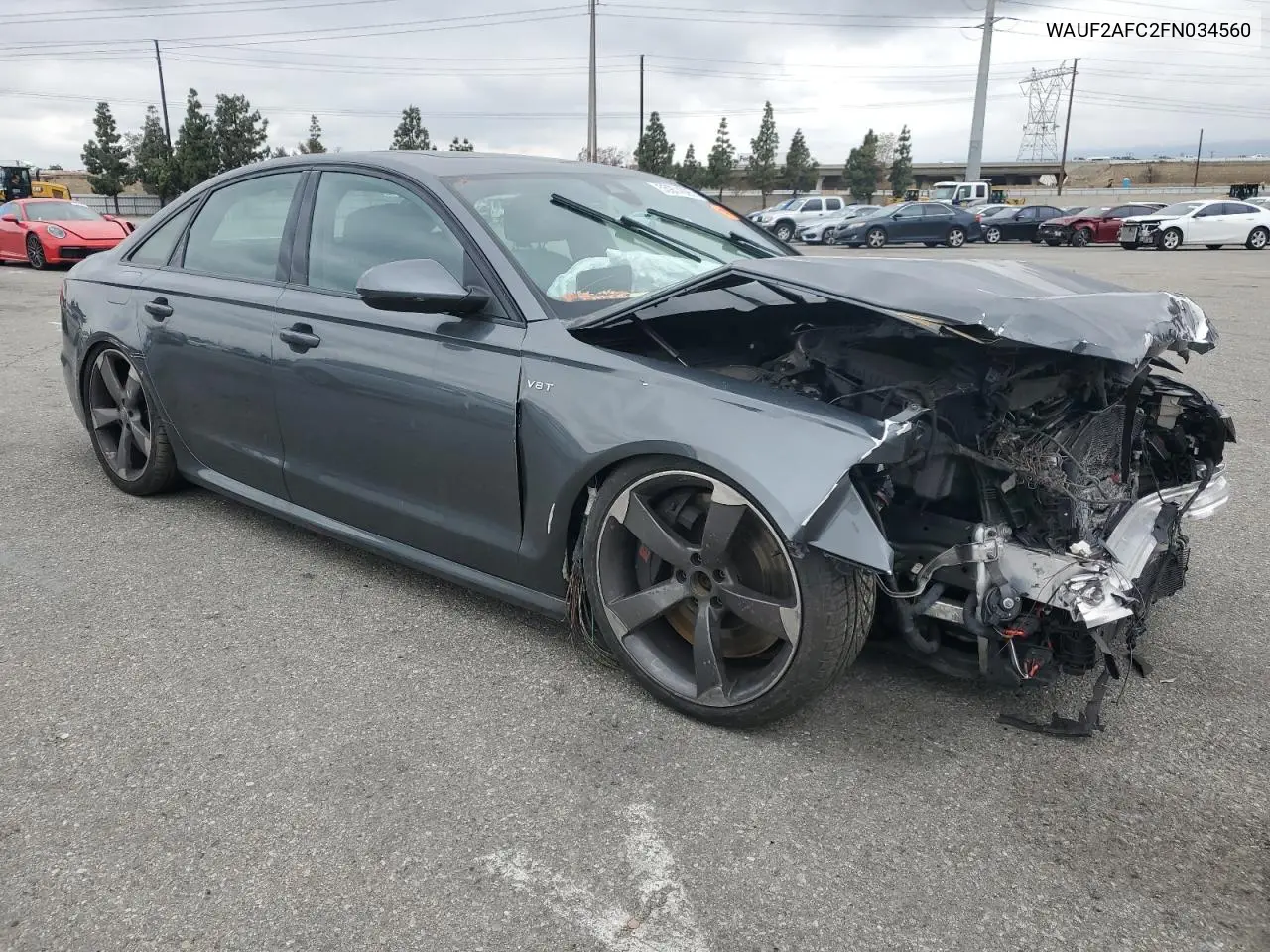 2015 Audi S6 VIN: WAUF2AFC2FN034560 Lot: 55974395