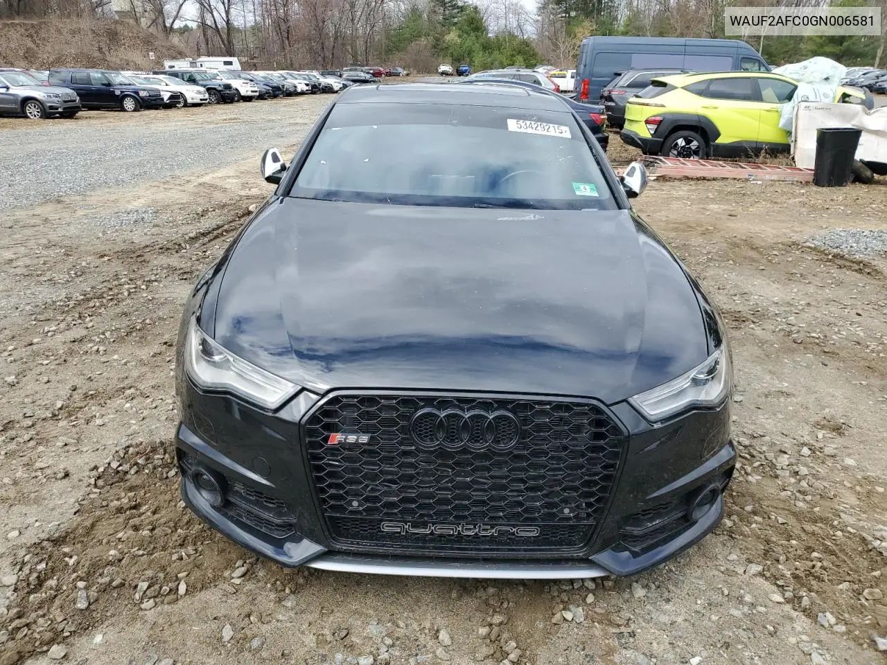 2016 Audi S6 Premium Plus VIN: WAUF2AFC0GN006581 Lot: 53429215