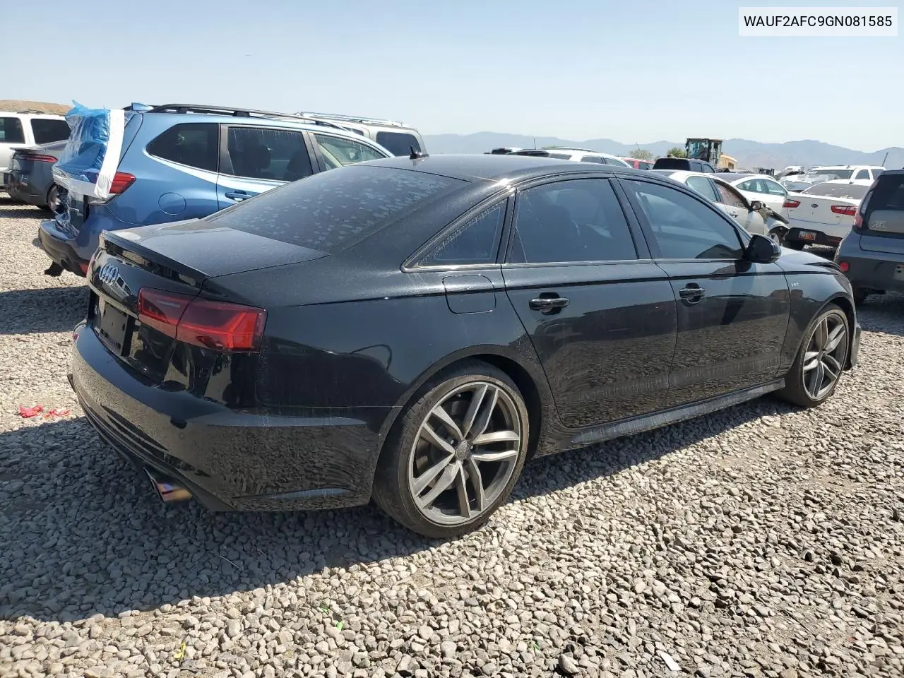2016 Audi S6 Premium Plus VIN: WAUF2AFC9GN081585 Lot: 61571235