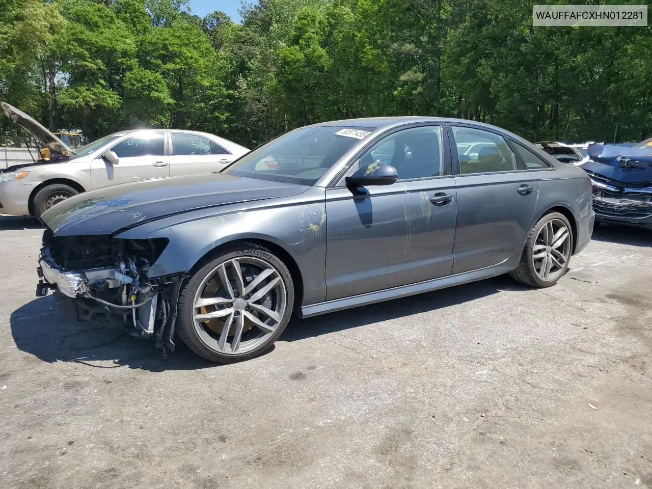 2017 Audi S6 Premium Plus VIN: WAUFFAFCXHN012281 Lot: 53571455