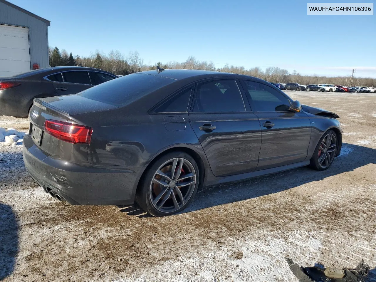 2017 Audi S6 Premium Plus VIN: WAUFFAFC4HN106396 Lot: 84197564