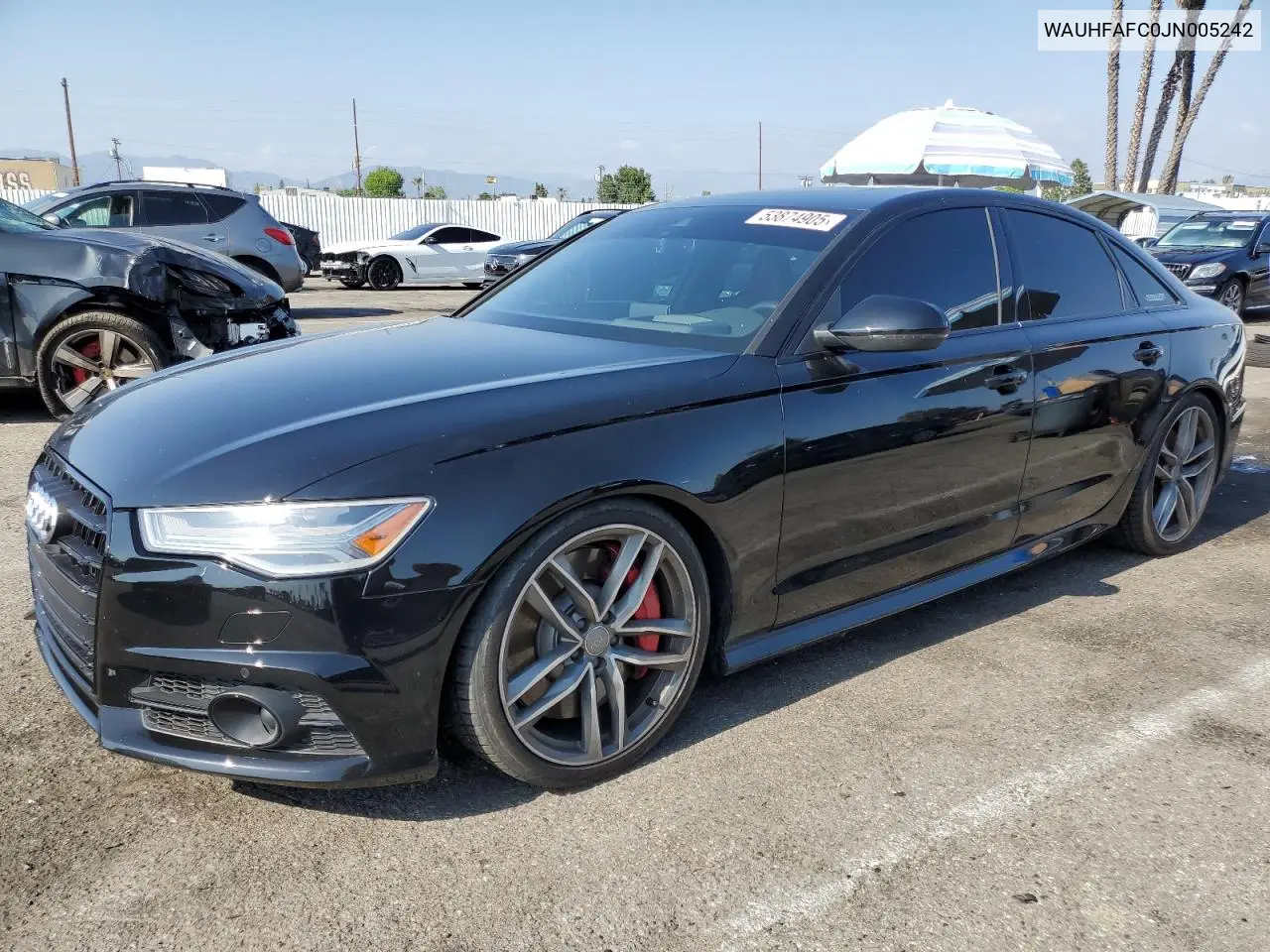 2018 Audi S6 Prestige VIN: WAUHFAFC0JN005242 Lot: 53874905