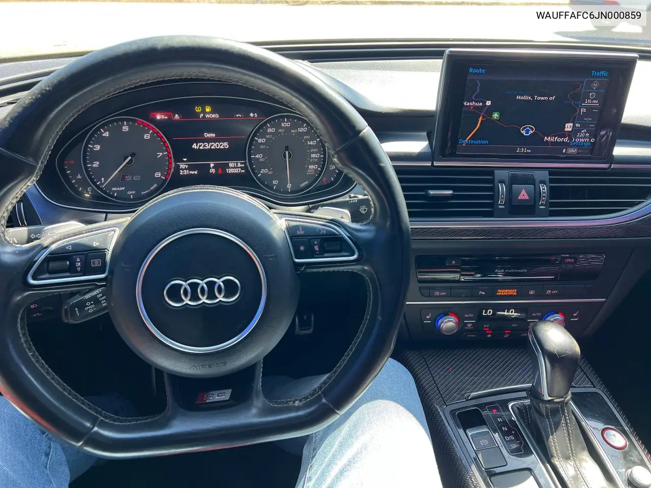 2018 Audi S6 Premium Plus VIN: WAUFFAFC6JN000859 Lot: 54616105