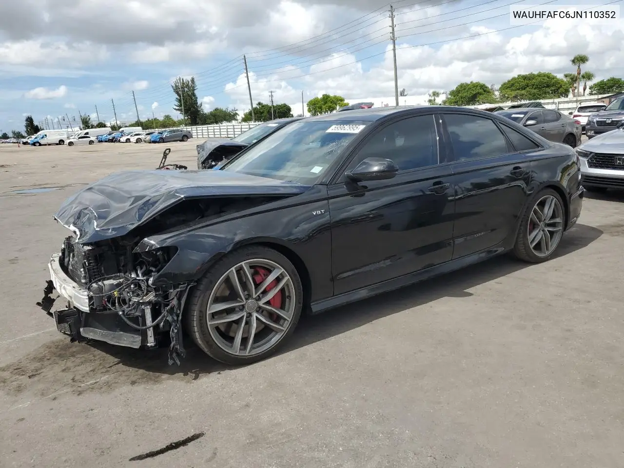 2018 Audi S6 Prestige VIN: WAUHFAFC6JN110352 Lot: 59962995