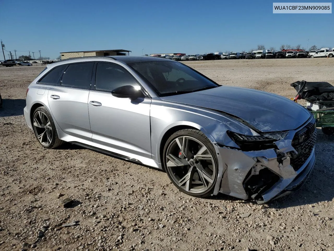 2021 Audi Rs6 VIN: WUA1CBF23MN909085 Lot: 42317785