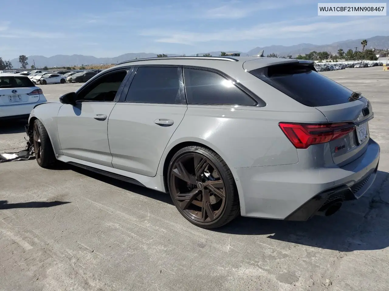 2021 Audi Rs6 VIN: WUA1CBF21MN908467 Lot: 57352125