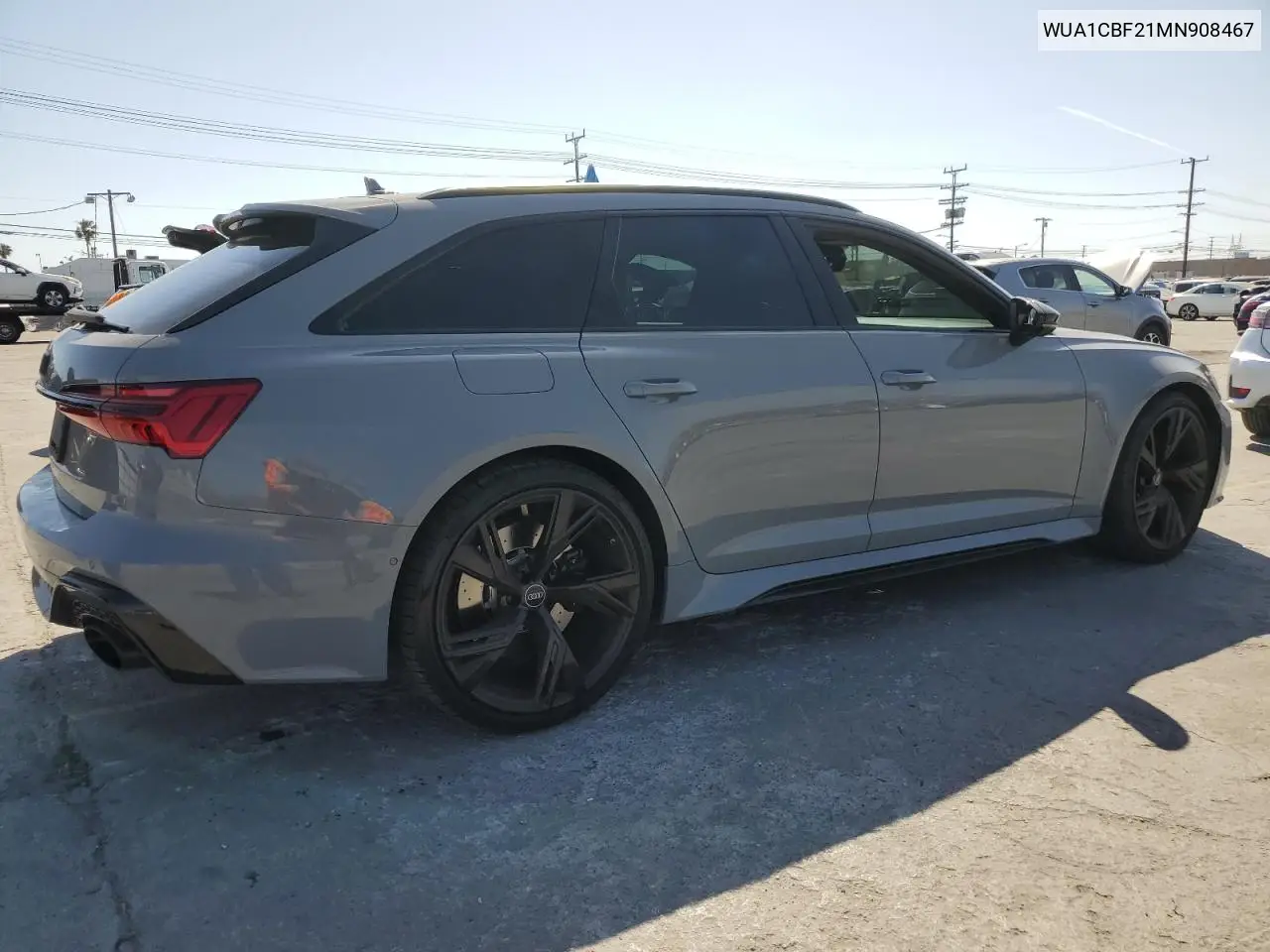 2021 Audi Rs6 VIN: WUA1CBF21MN908467 Lot: 57352125