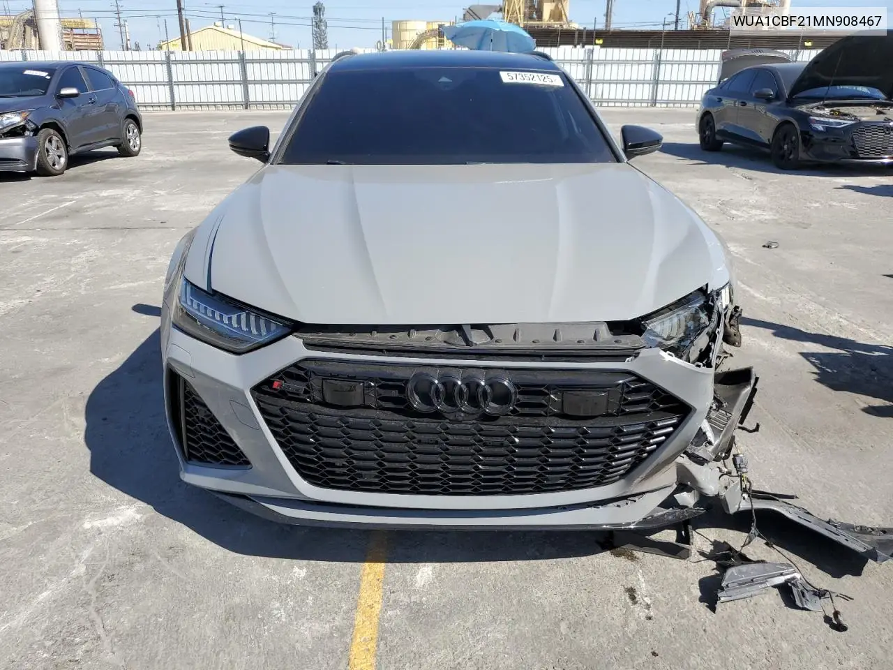 2021 Audi Rs6 VIN: WUA1CBF21MN908467 Lot: 57352125
