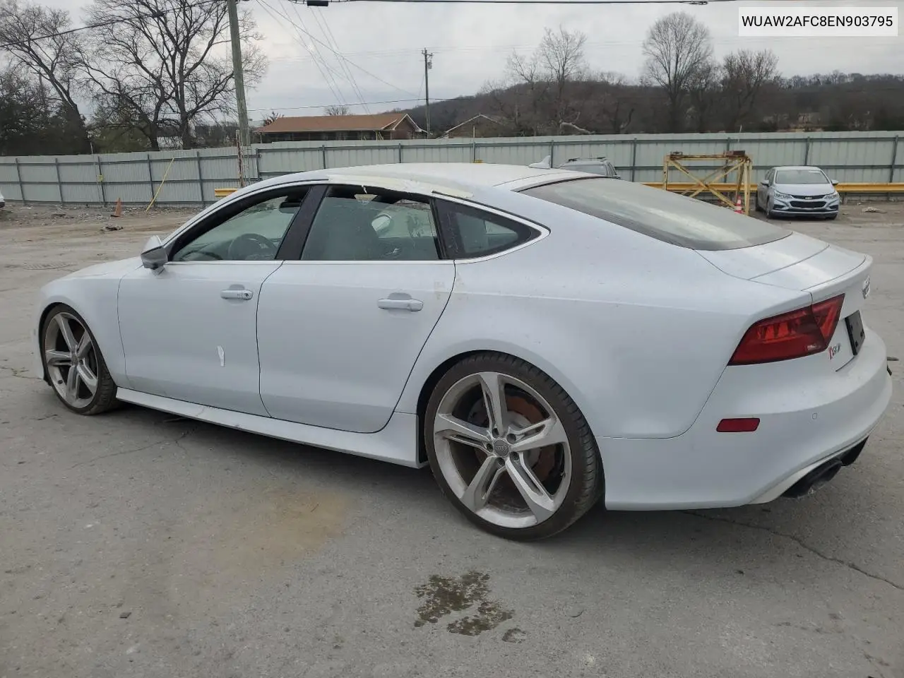 2014 Audi Rs7 VIN: WUAW2AFC8EN903795 Lot: 48843165