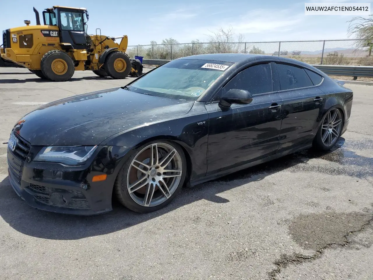 2014 Audi S7 Premium VIN: WAUW2AFC1EN054412 Lot: 56624535