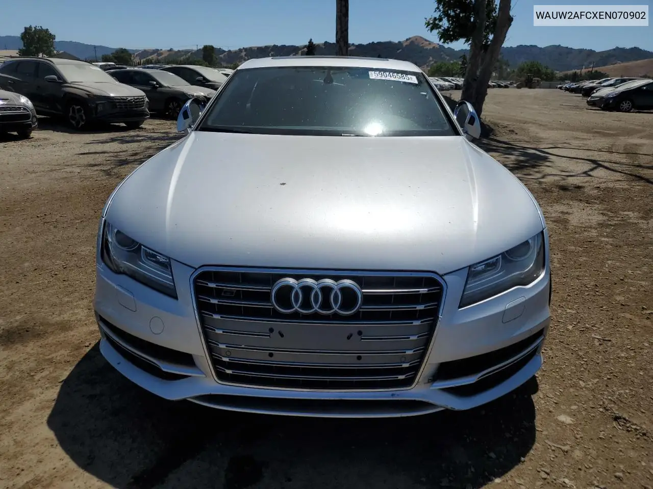 2014 Audi S7 Premium VIN: WAUW2AFCXEN070902 Lot: 59046585