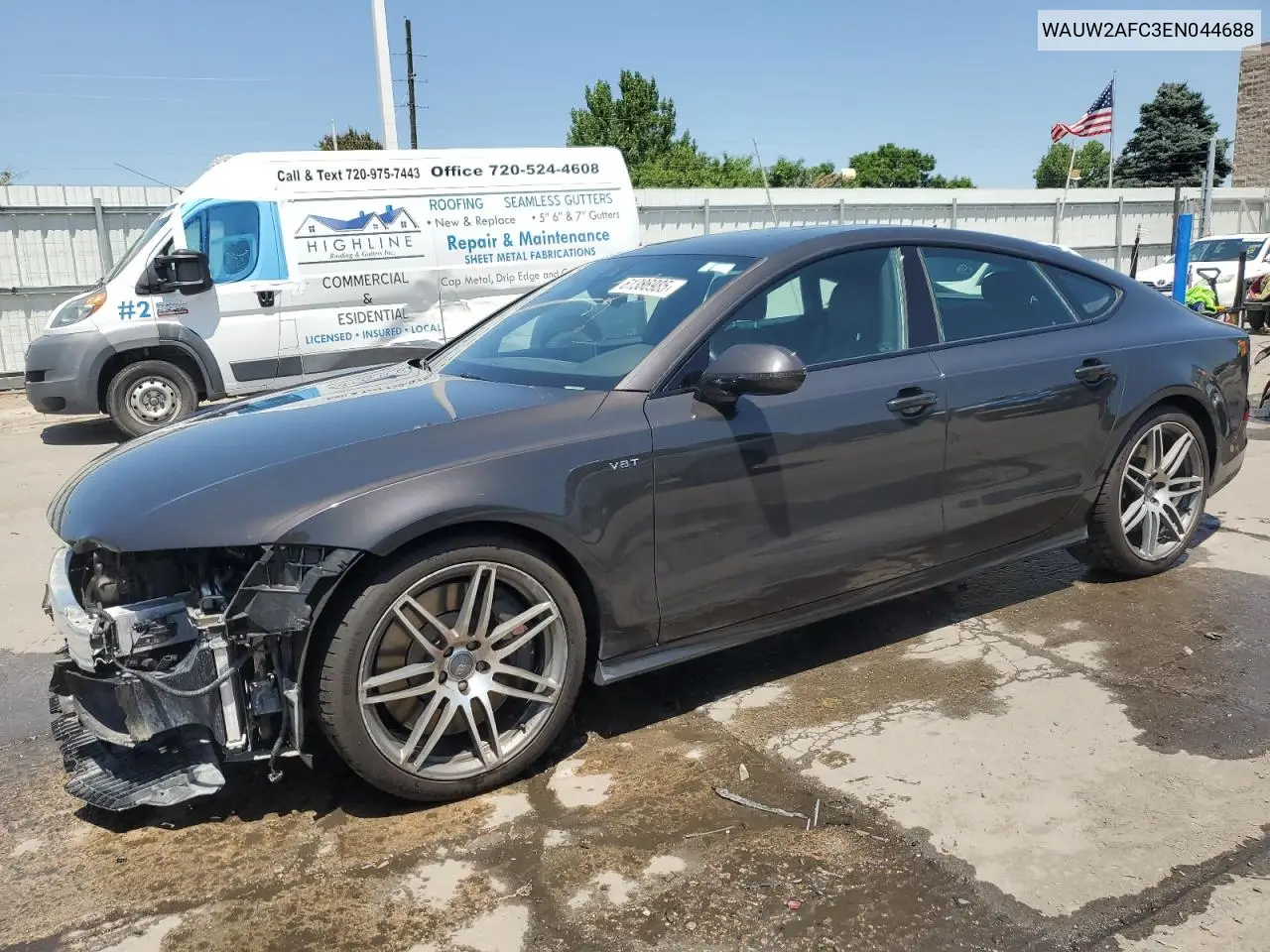 2014 Audi S7 Premium VIN: WAUW2AFC3EN044688 Lot: 61386985