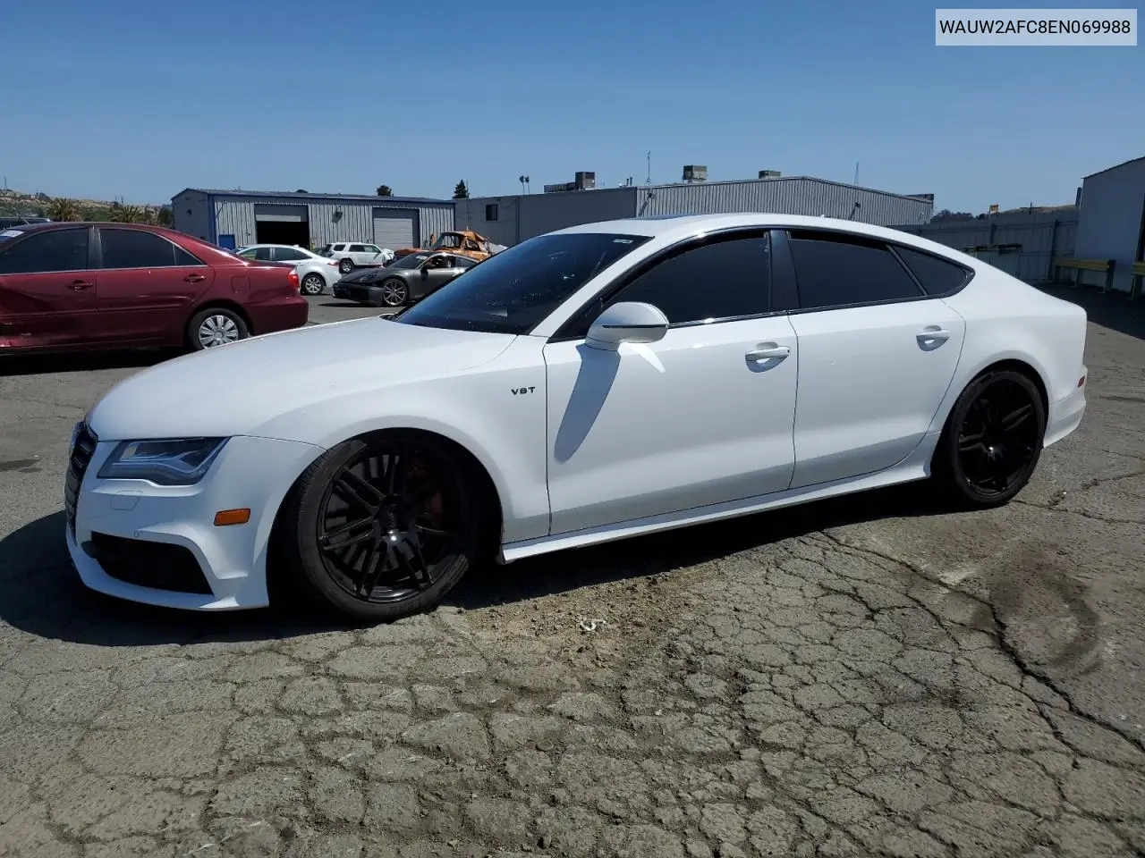 2014 Audi S7 Premium VIN: WAUW2AFC8EN069988 Lot: 61421105