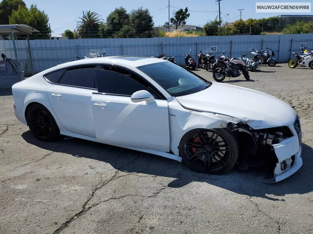 2014 Audi S7 Premium VIN: WAUW2AFC8EN069988 Lot: 61421105