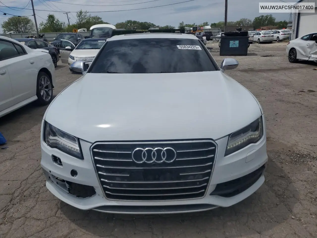 2015 Audi S7 Premium VIN: WAUW2AFC5FN017400 Lot: 55834225