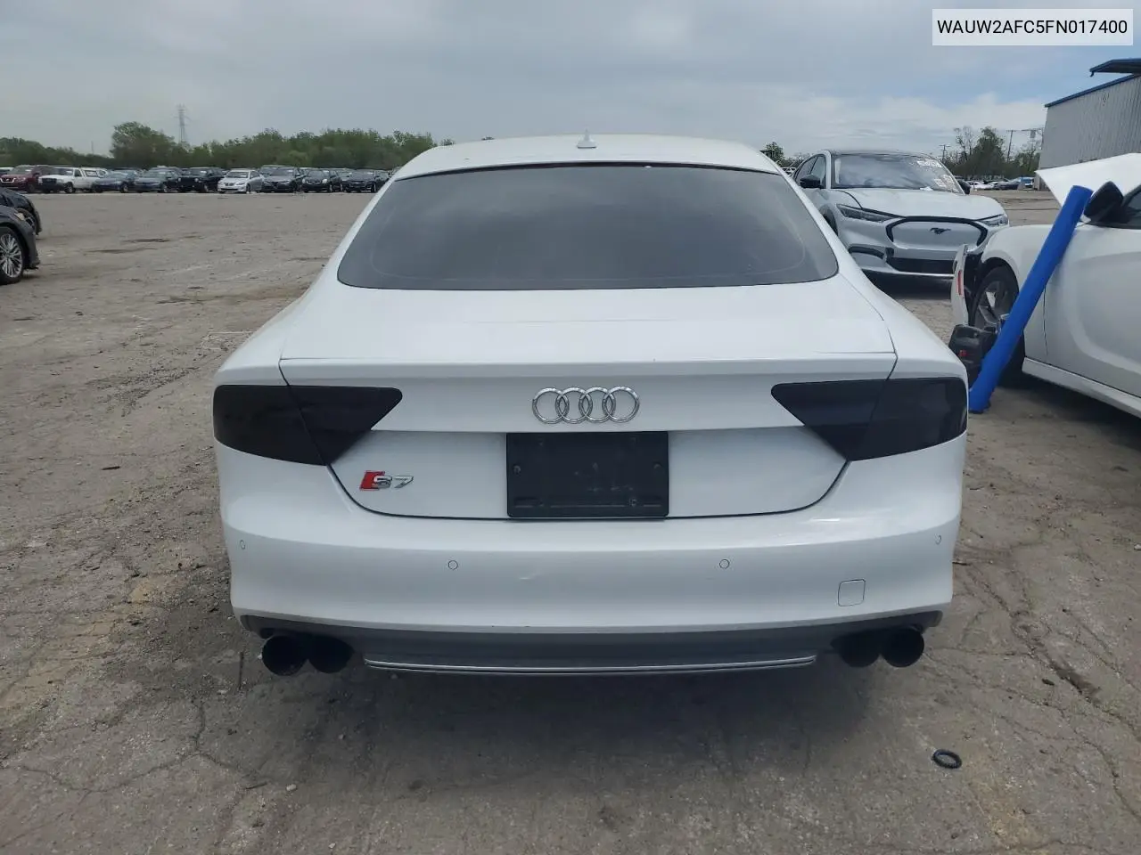 2015 Audi S7 Premium VIN: WAUW2AFC5FN017400 Lot: 55834225