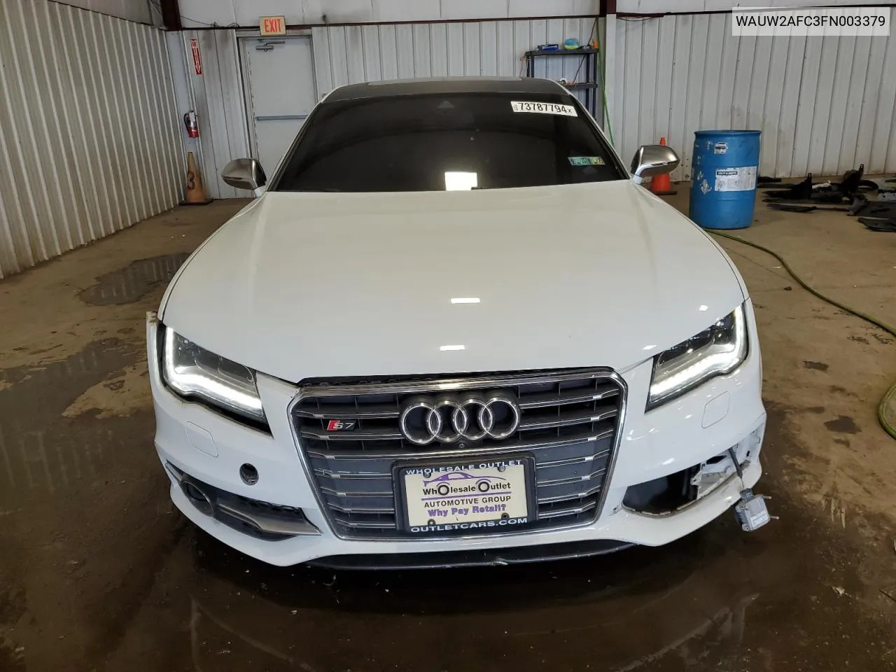 2015 Audi S7 Premium VIN: WAUW2AFC3FN003379 Lot: 73787794