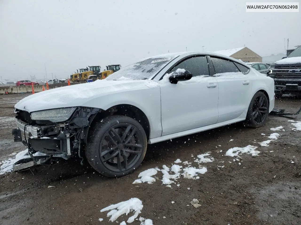 2016 Audi S7 Prestige VIN: WAUW2AFC7GN062498 Lot: 53475025