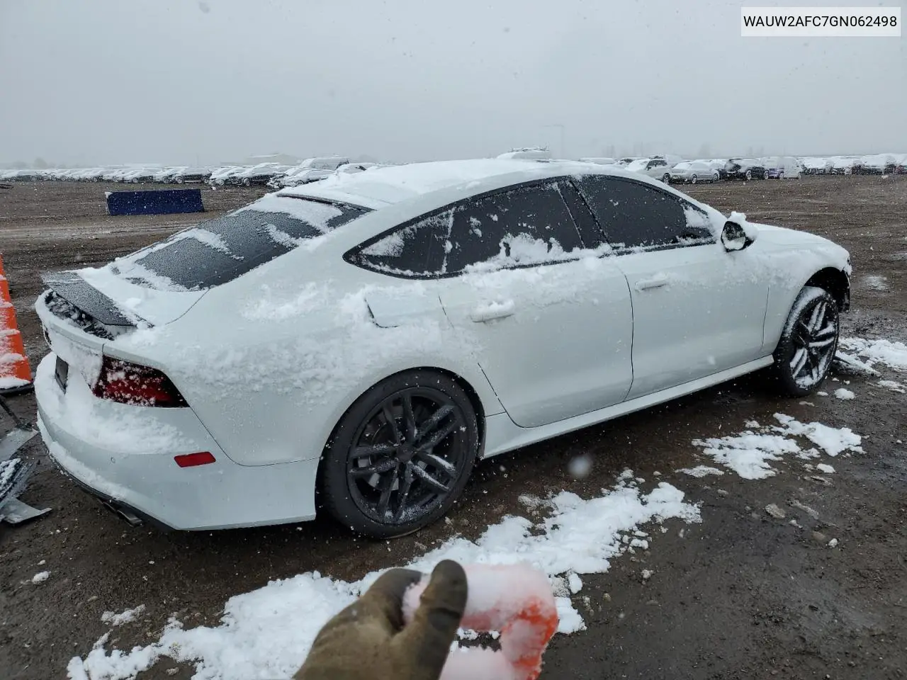 2016 Audi S7 Prestige VIN: WAUW2AFC7GN062498 Lot: 53475025