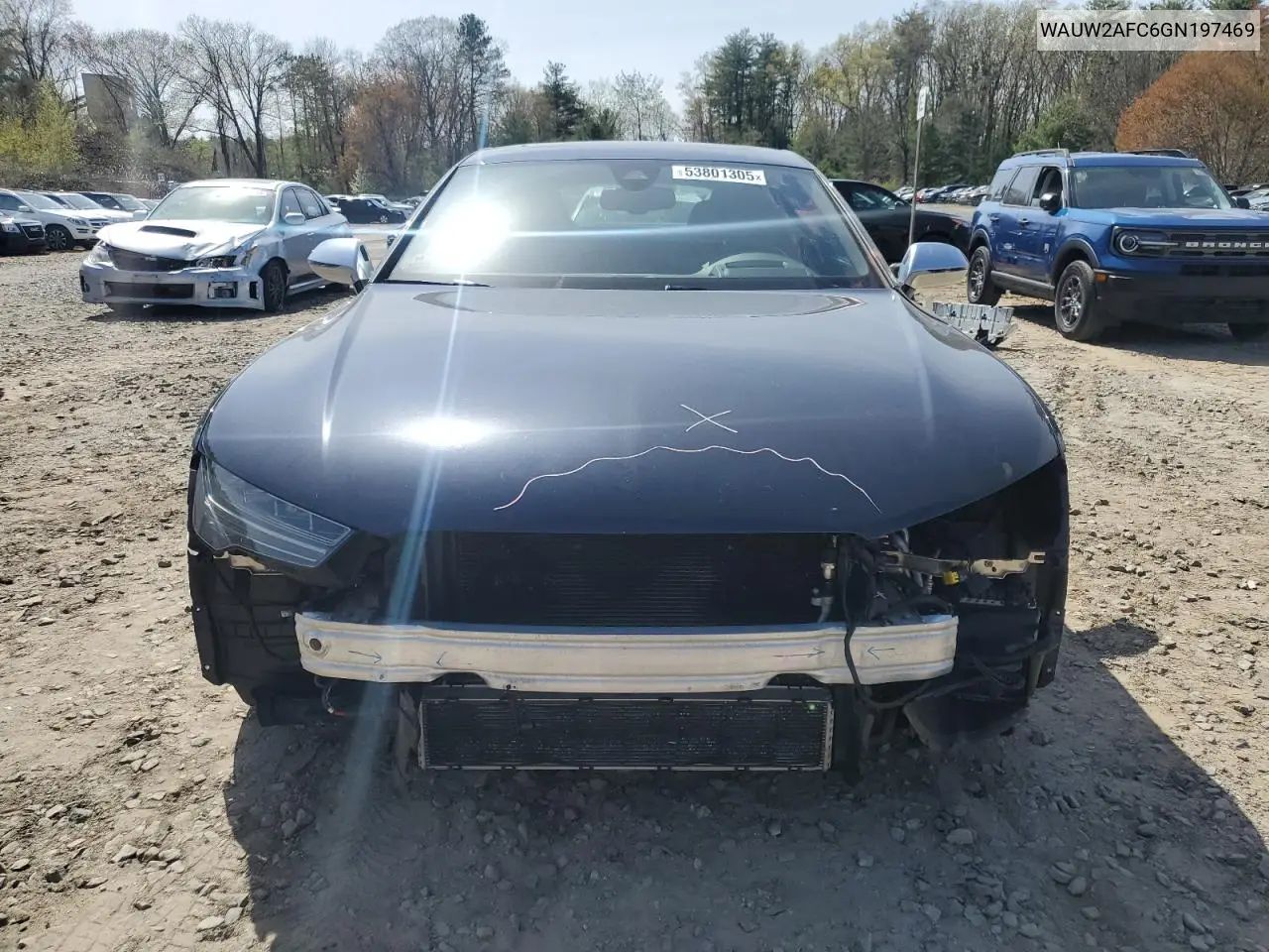 2016 Audi S7 Prestige VIN: WAUW2AFC6GN197469 Lot: 53801305