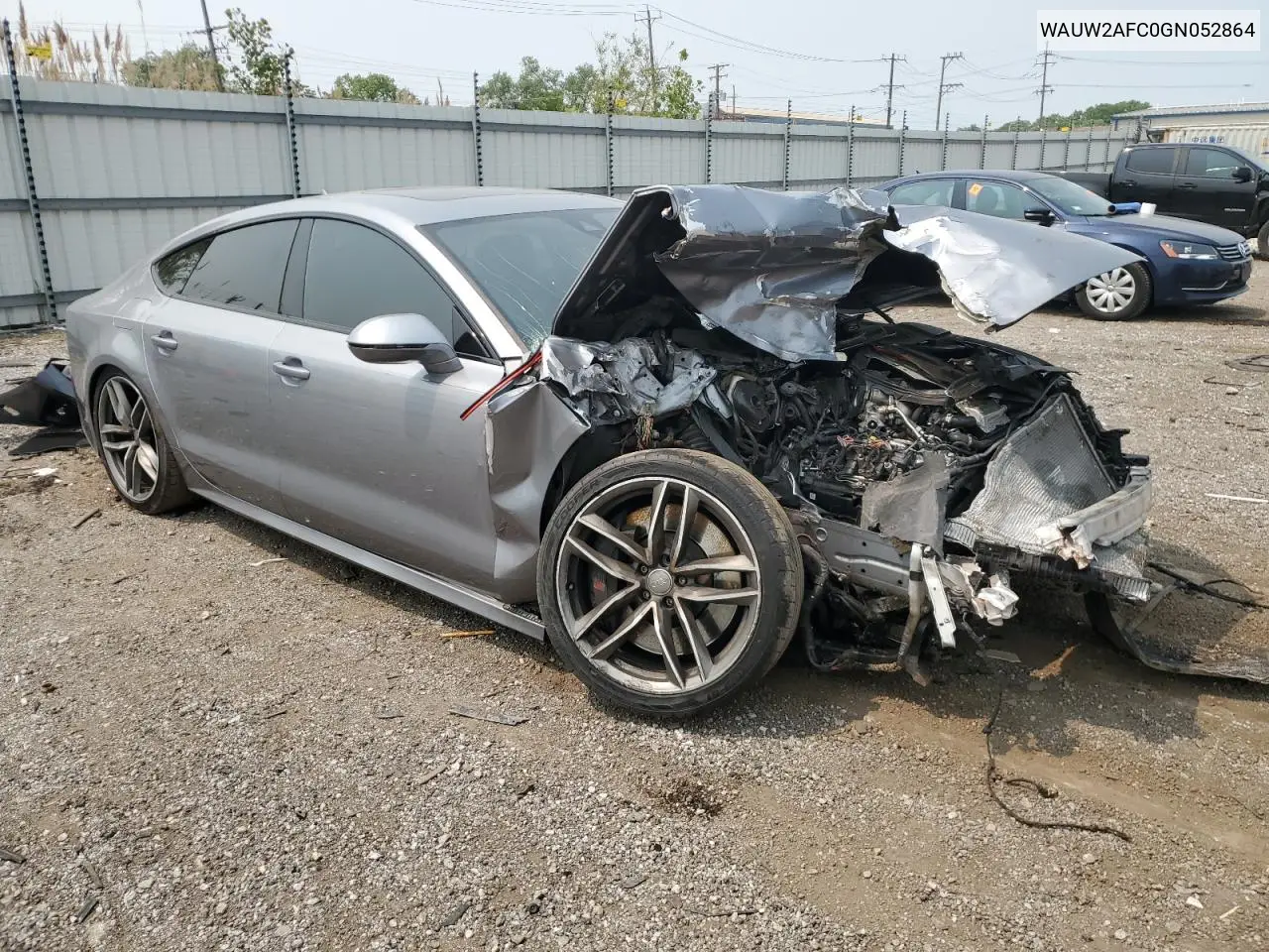 2016 Audi S7 Prestige VIN: WAUW2AFC0GN052864 Lot: 58639145