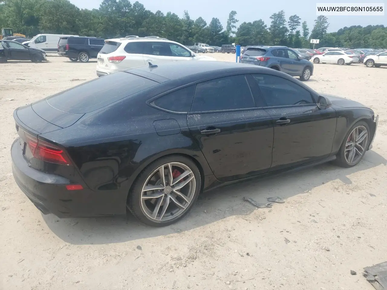 2016 Audi S7 Prestige VIN: WAUW2BFC8GN105655 Lot: 59009095