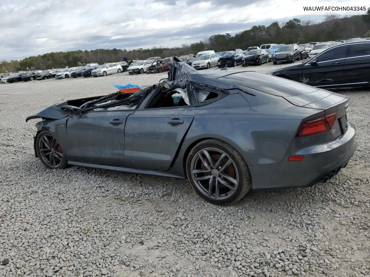 2017 Audi S7 Premium Plus VIN: WAUWFAFC0HN043345 Lot: 47180915