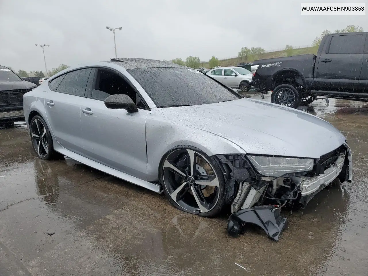 2017 Audi Rs7 Prestige VIN: WUAWAAFC8HN903853 Lot: 56004645