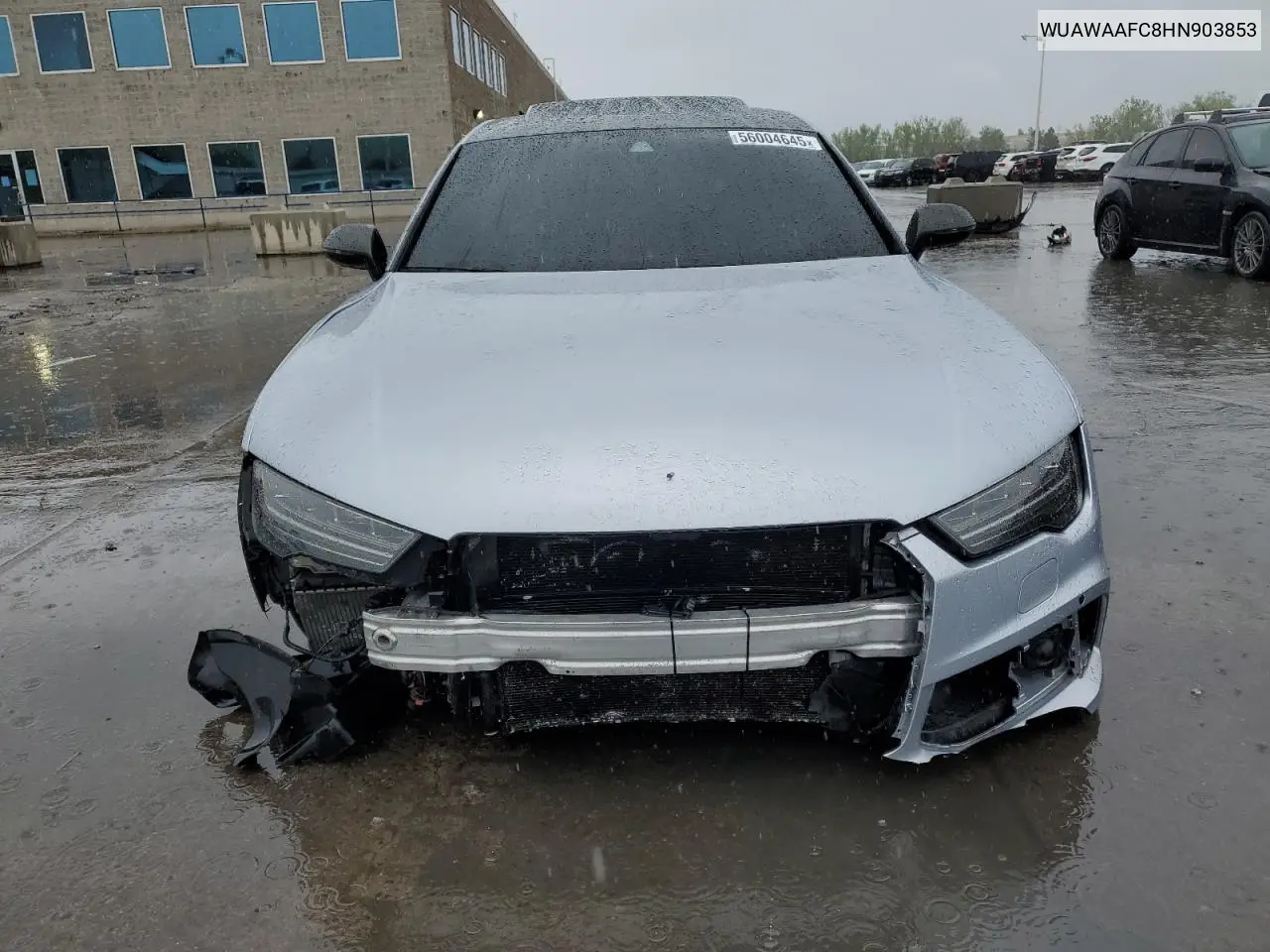 2017 Audi Rs7 Prestige VIN: WUAWAAFC8HN903853 Lot: 56004645