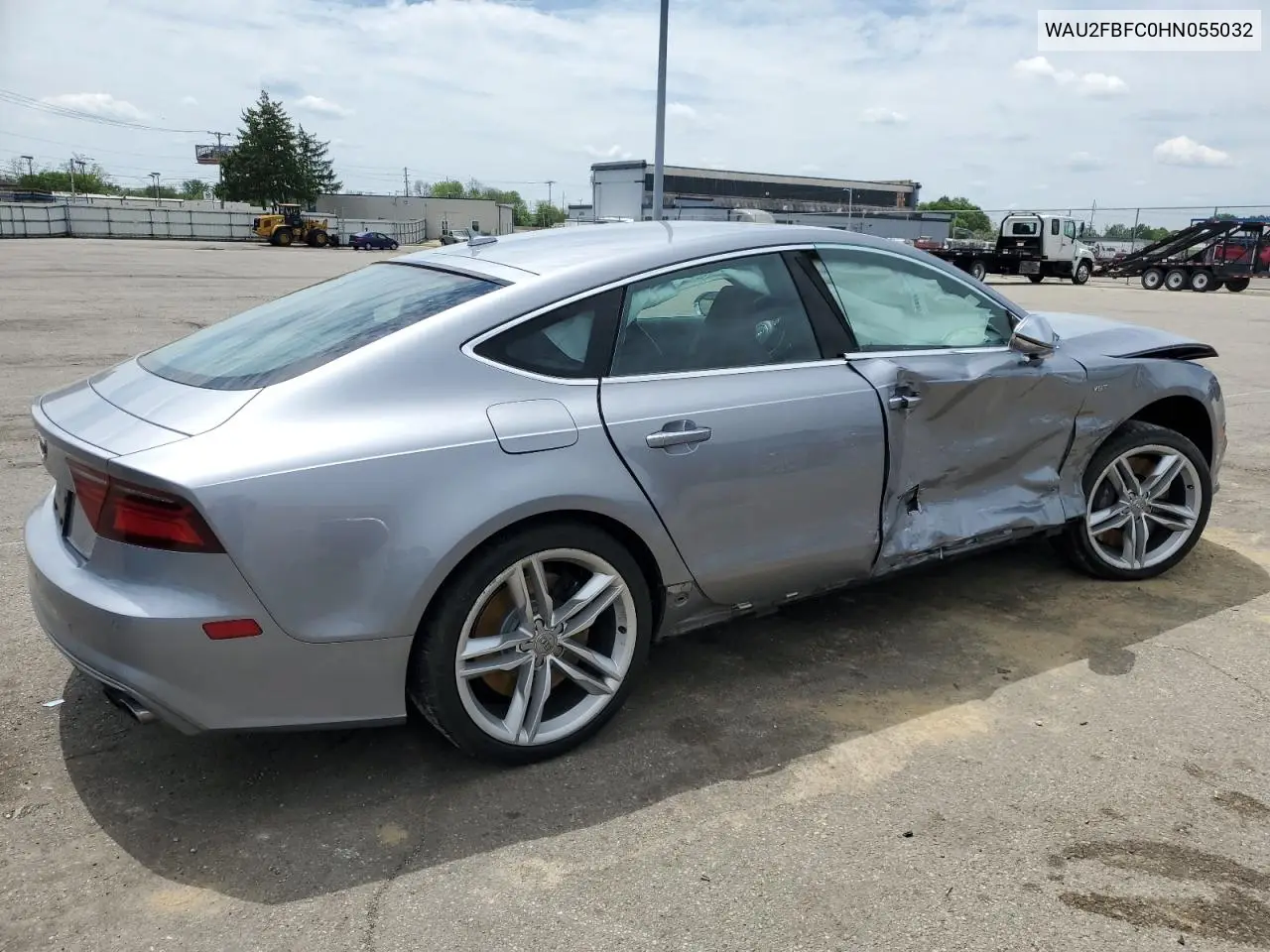 2017 Audi S7 Prestige VIN: WAU2FBFC0HN055032 Lot: 56147545