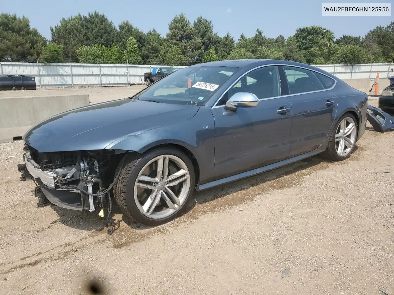 2017 Audi S7 Prestige VIN: WAU2FBFC6HN125956 Lot: 59903215