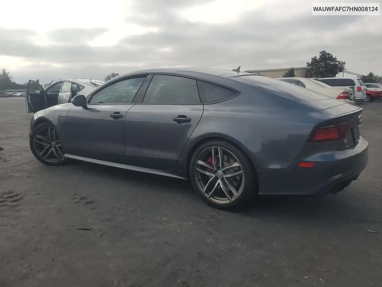 2017 Audi S7 Premium Plus VIN: WAUWFAFC7HN008124 Lot: 60535305