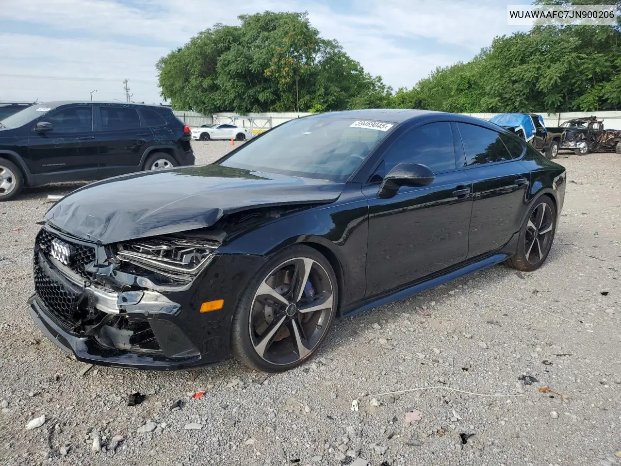 2018 Audi Rs7 VIN: WUAWAAFC7JN900206 Lot: 59469045