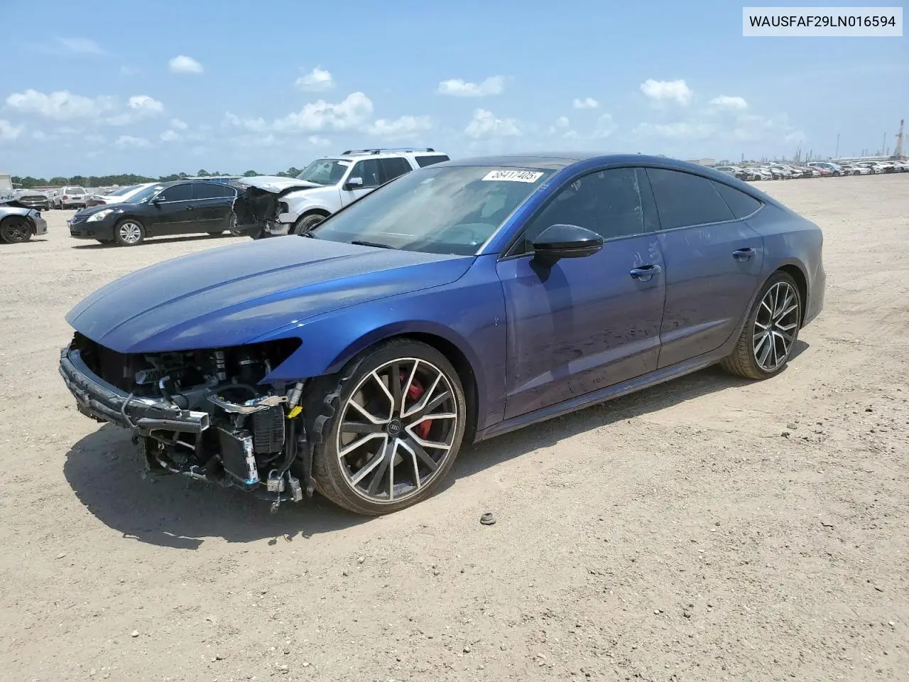 2020 Audi S7 Prestige VIN: WAUSFAF29LN016594 Lot: 58417405
