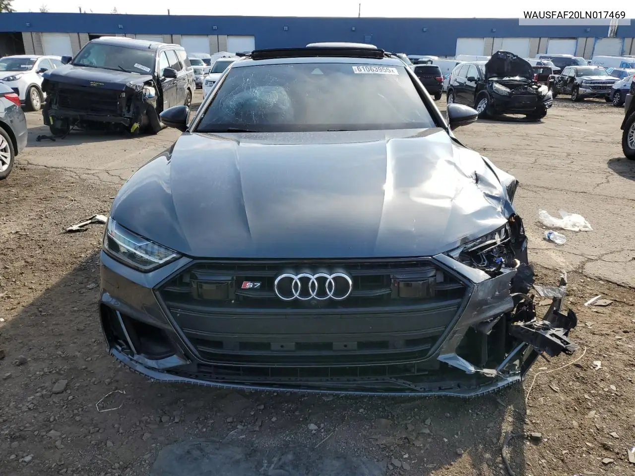 2020 Audi S7 Prestige VIN: WAUSFAF20LN017469 Lot: 61063955