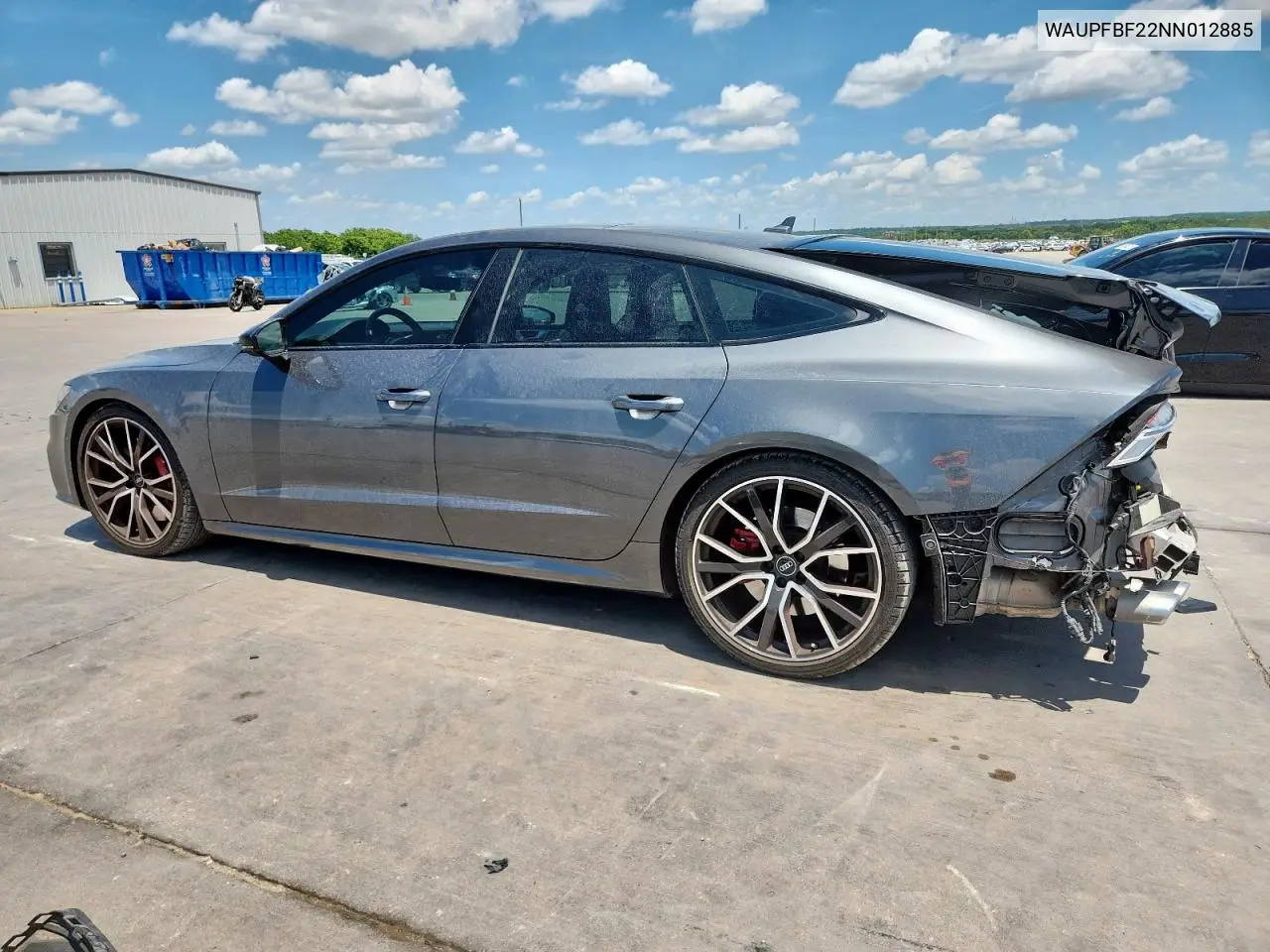 2022 Audi S7 Premium Plus VIN: WAUPFBF22NN012885 Lot: 62911705