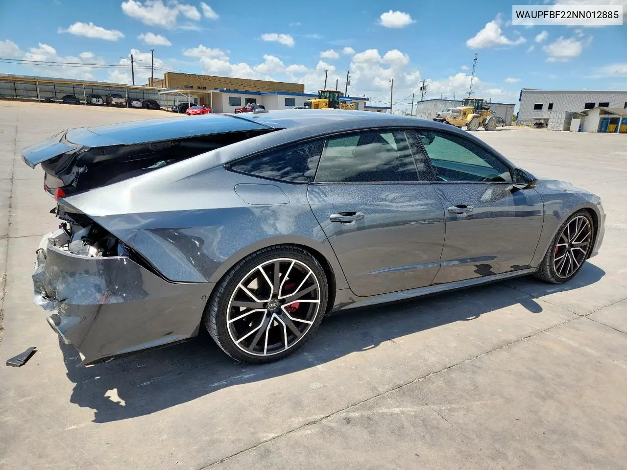 2022 Audi S7 Premium Plus VIN: WAUPFBF22NN012885 Lot: 62911705