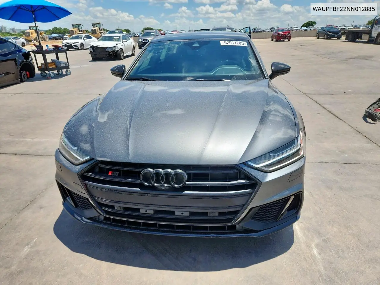 2022 Audi S7 Premium Plus VIN: WAUPFBF22NN012885 Lot: 62911705