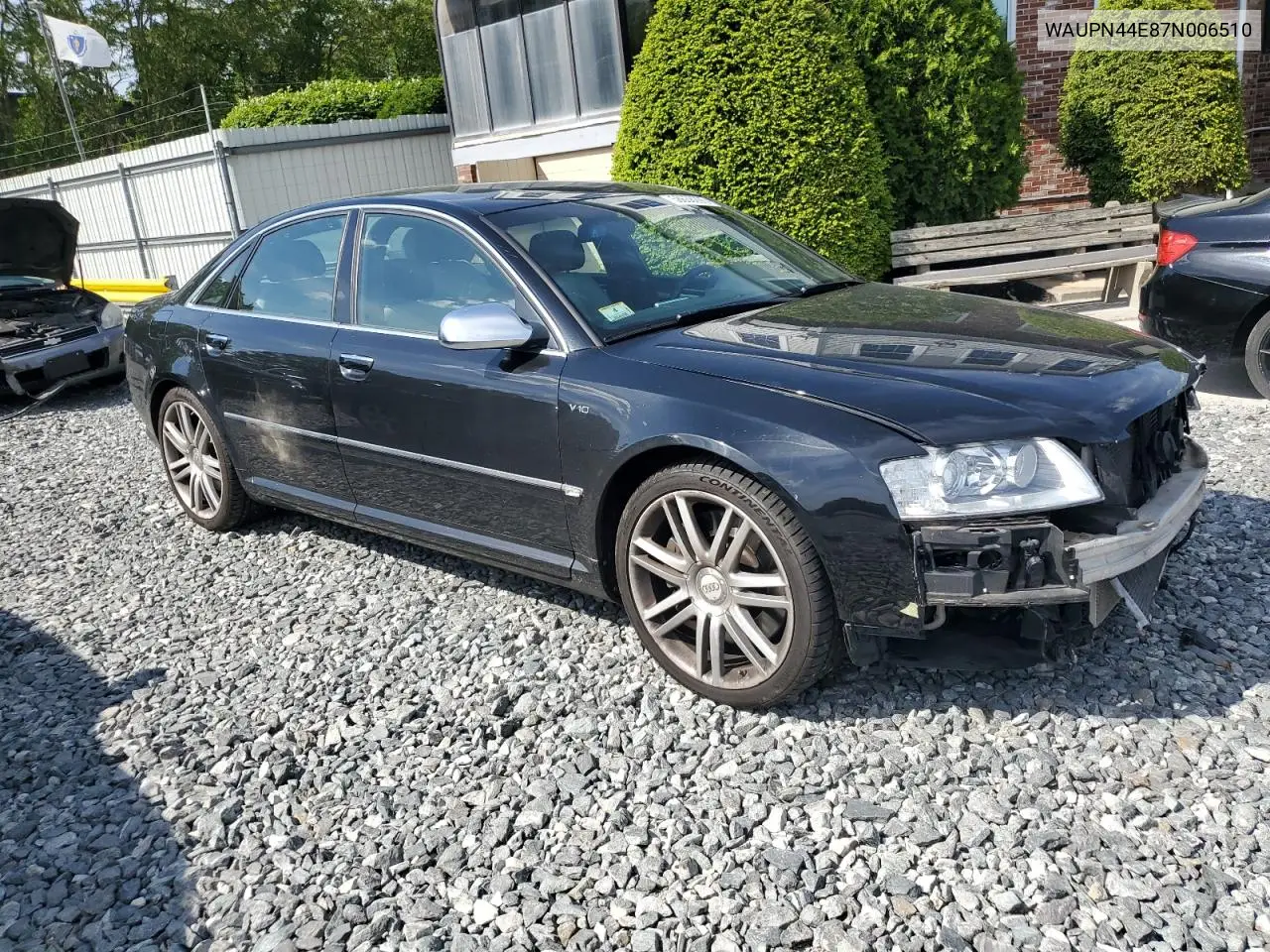 2007 Audi S8 Quattro VIN: WAUPN44E87N006510 Lot: 58638095