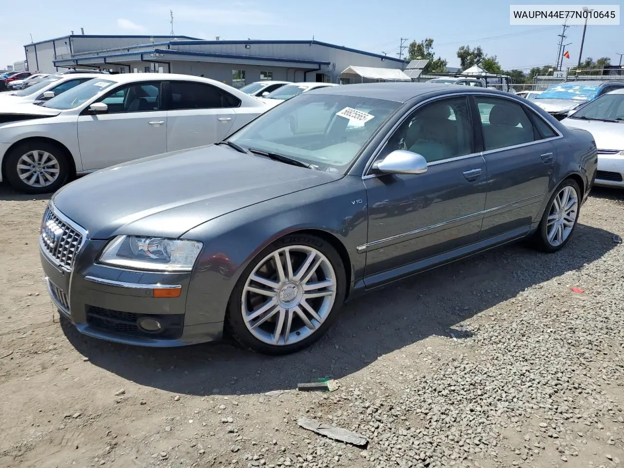 2007 Audi S8 Quattro VIN: WAUPN44E77N010645 Lot: 58825565