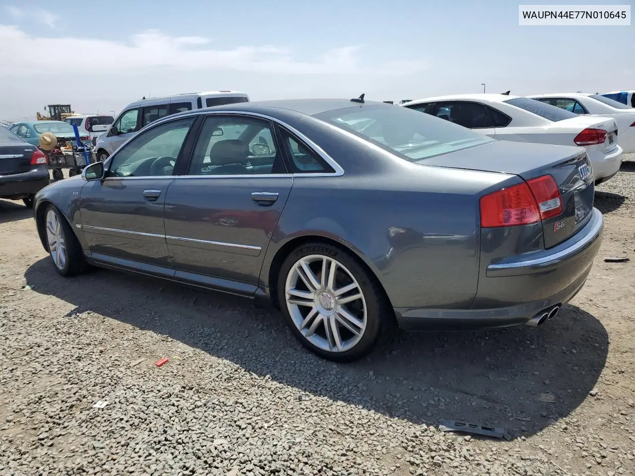 2007 Audi S8 Quattro VIN: WAUPN44E77N010645 Lot: 58825565