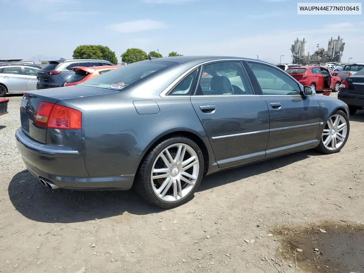 2007 Audi S8 Quattro VIN: WAUPN44E77N010645 Lot: 58825565