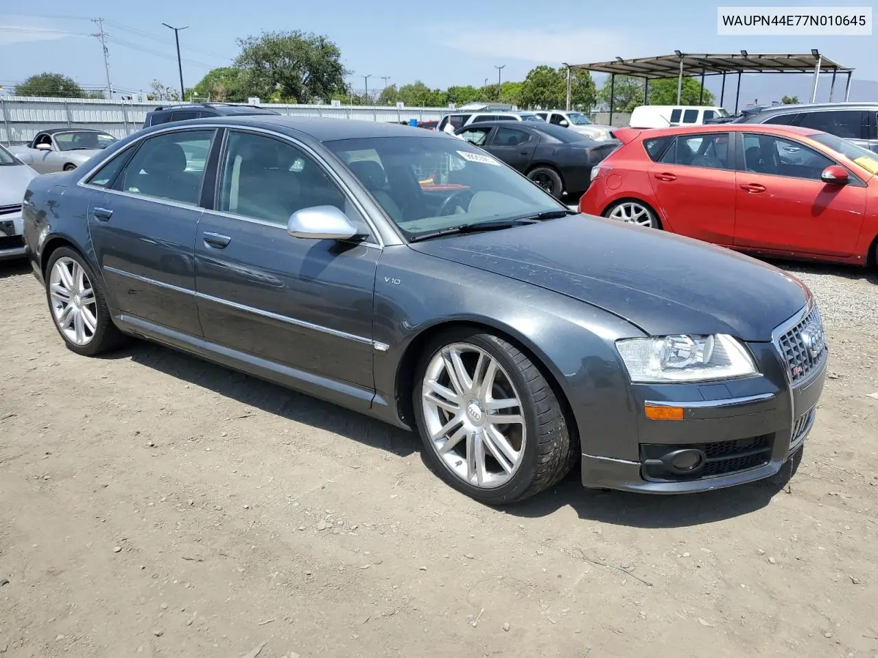 2007 Audi S8 Quattro VIN: WAUPN44E77N010645 Lot: 58825565